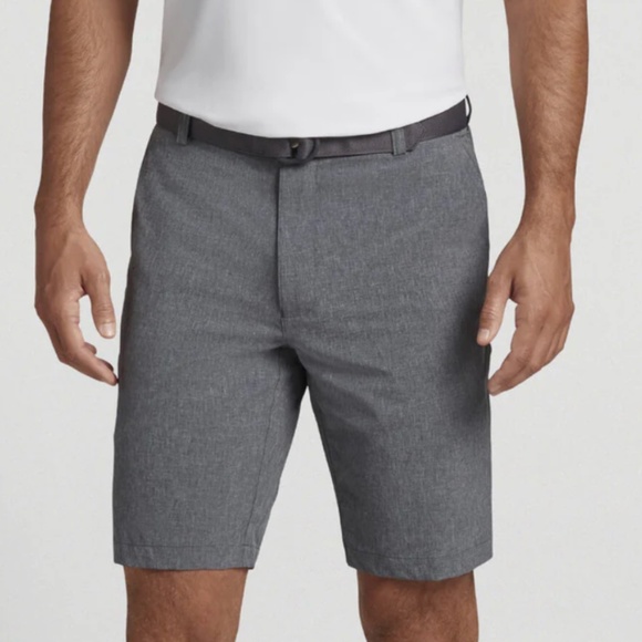 Peter Millar Men's Size 34 Crown Sport Shackleford Hybrid Shorts Iron $100